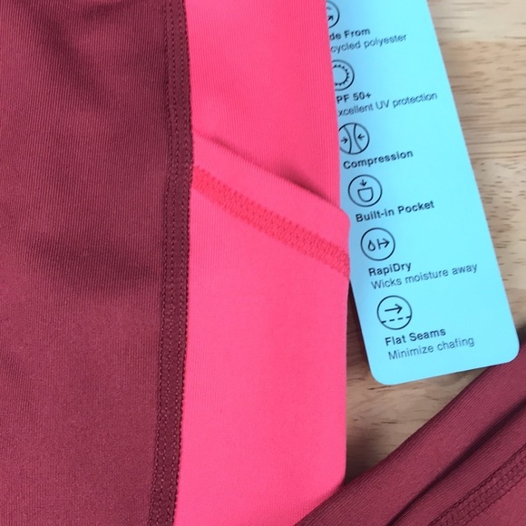 Ideology Women's Colorblock 7/8 Leggings - Picture 3 of 5